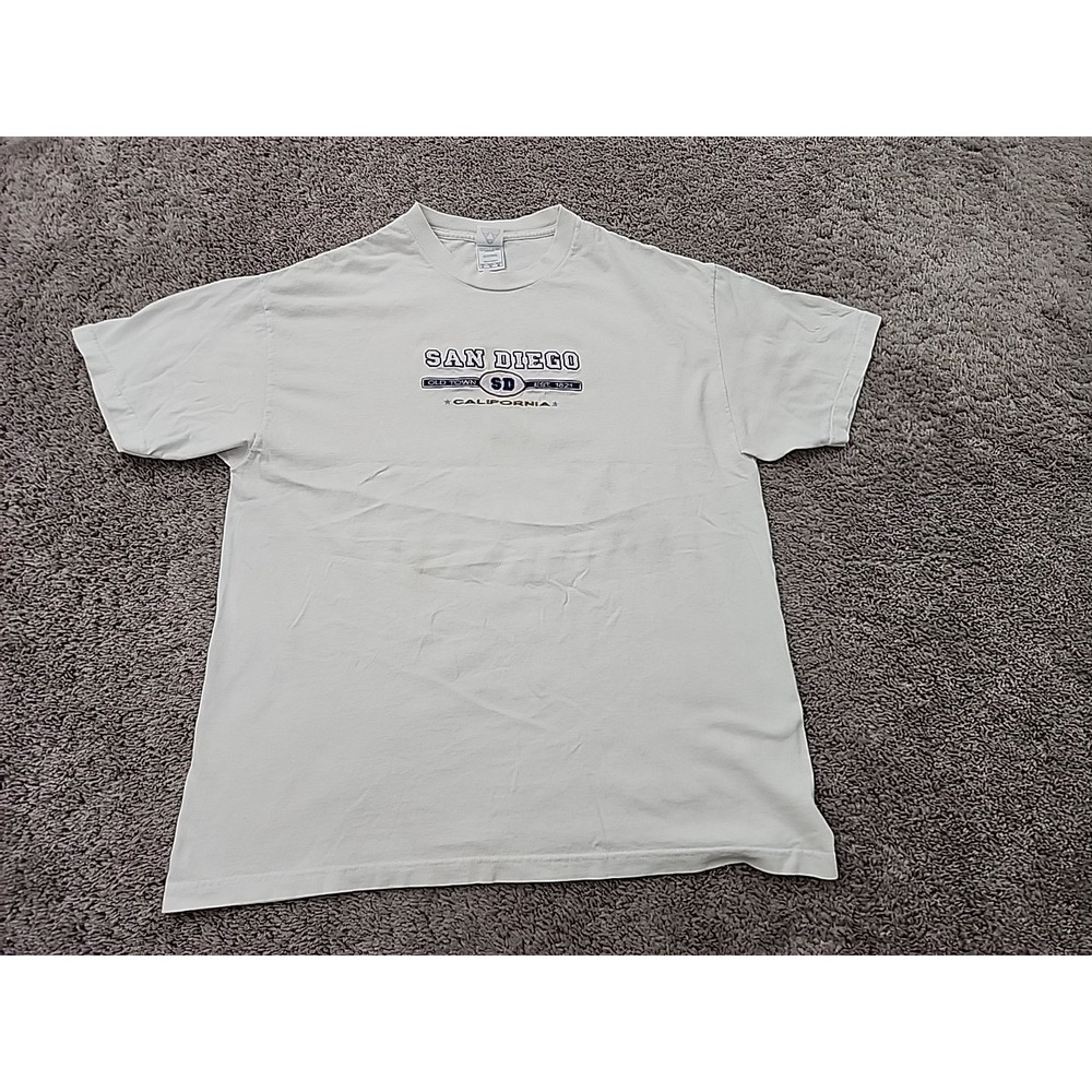Vintage San Diego Old Town California T Shirt Men XL Embroidered Alstyle Apparel